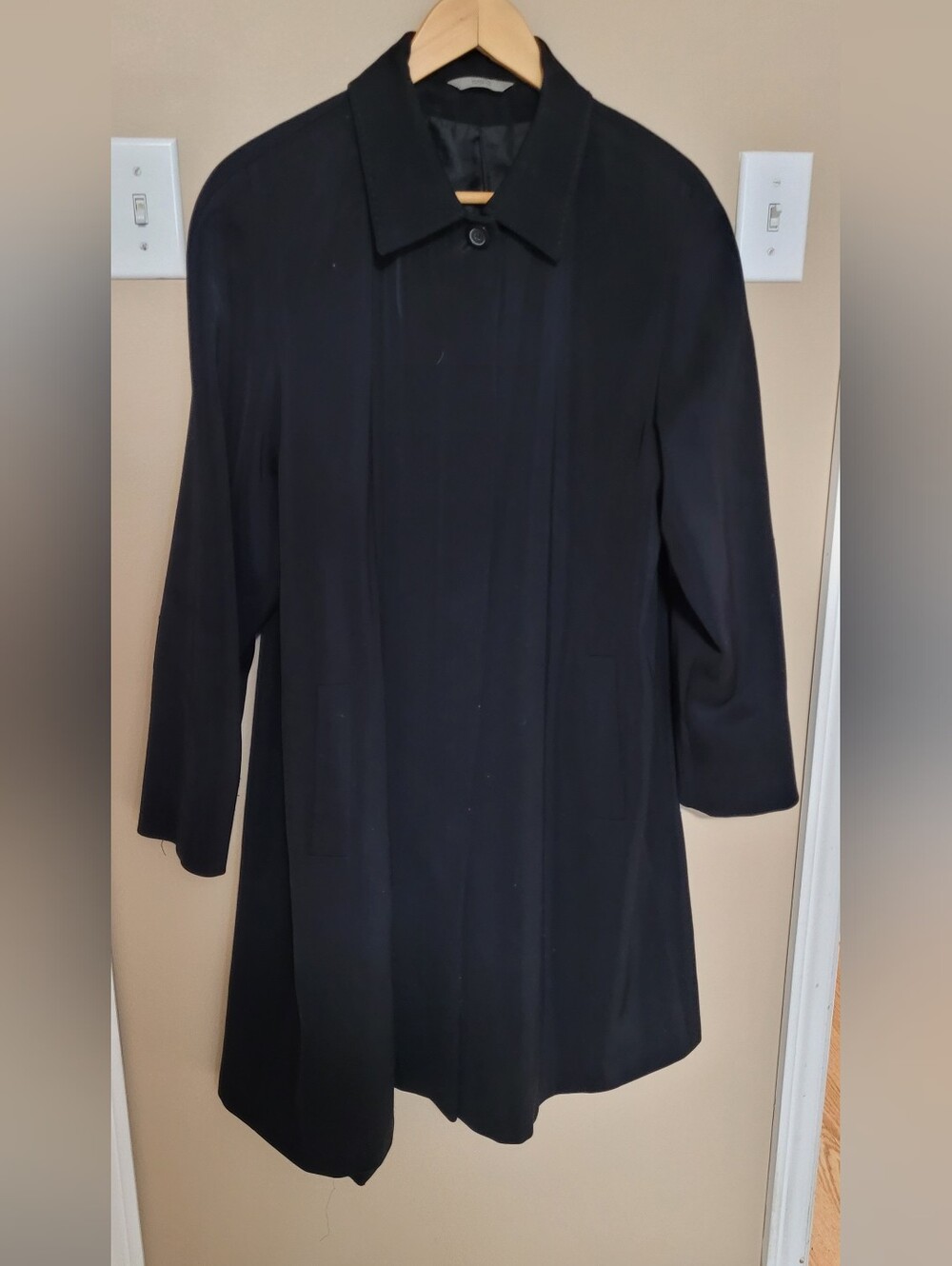 Marks & Spencer Black Trench Coat with Classic Collar